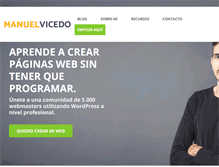 Tablet Screenshot of manuelvicedo.com